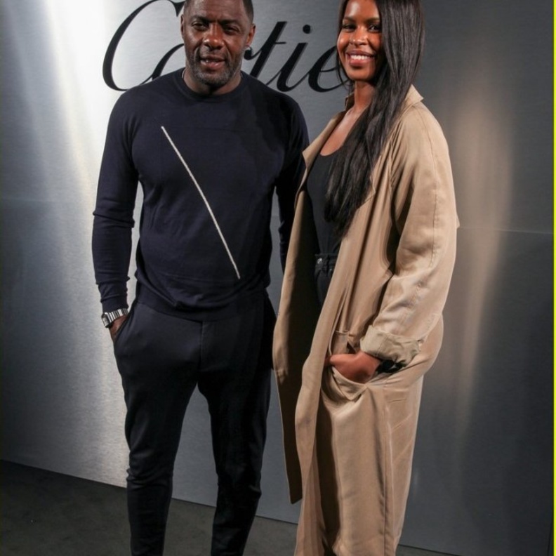 إدريس إلبا وزوجته سابرينا