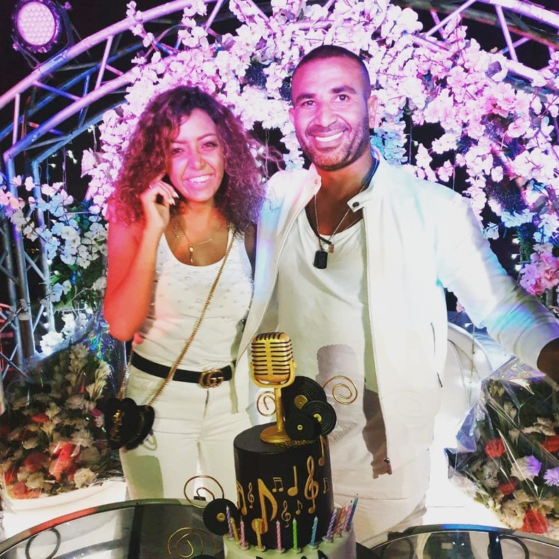 احمد سعد وخطيبته