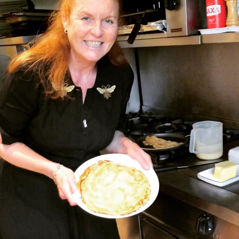 سارة فيرغسون في مطبخ المناسبات