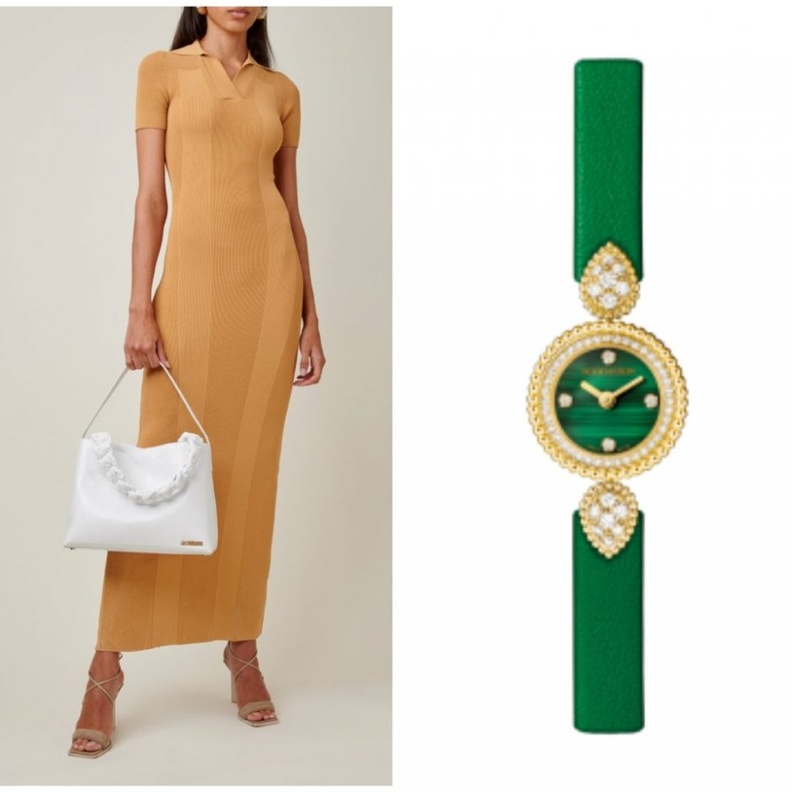 ساعات نسائية للخريف من Boucheron وفستان من Jacquemus