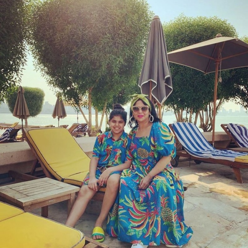 نوال الكويتية وابنتها