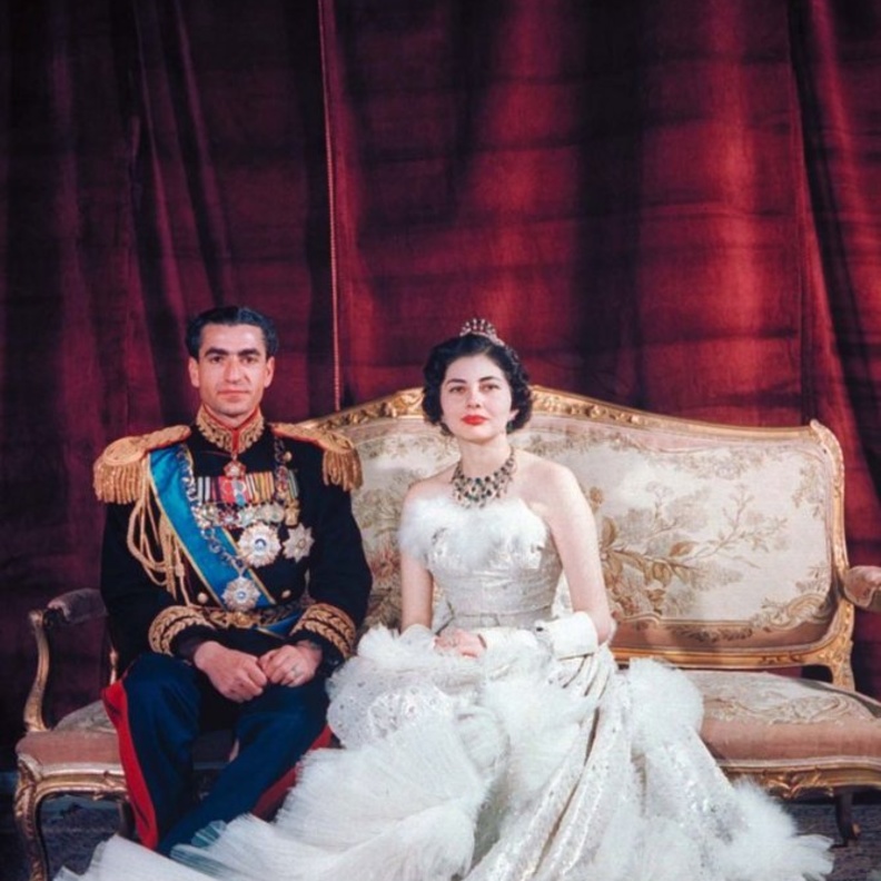 ازياء عسكرية للعرسان محمد رضا بهلوي شاه إيران Shah Mohammed Reza Pahlavi of Iran