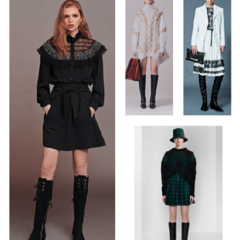 تصاميم جزمات أنيقة باللون الأسود