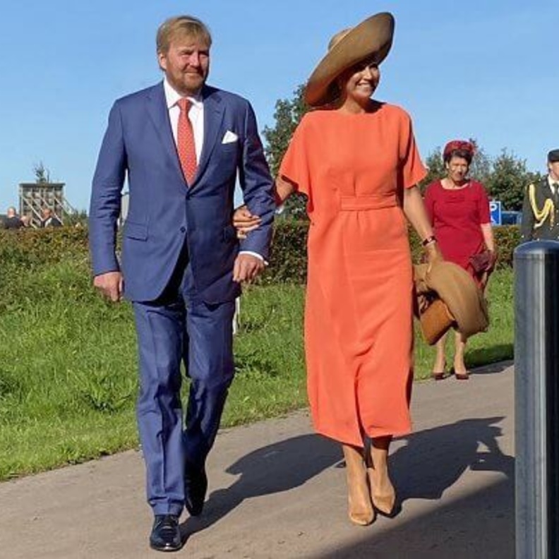 ملك وملكة هولندا يحضران درسا في اللغة الفريزية