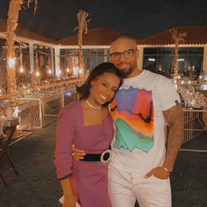 داليا مبارك وزوجها