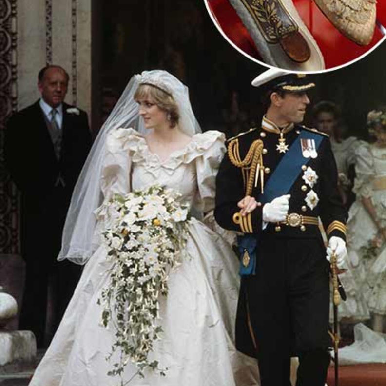  حذاء زفاف الأميرة ديانا Princess Diana من ماركة كلايف شيلتون Clive Shilton