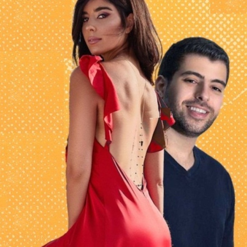  زينة مكي وزوجها نبيل خوري