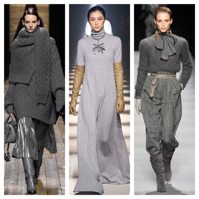 استوحي اطلالاتك الخريفية بمختلف درجات اللون الرمادي من عروض أزاء خريف 2020
