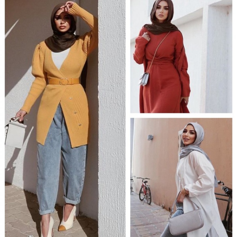  أفكار تنسيق اطلالات خريفية للمحجبات بستايل الفاشينيستا سهى