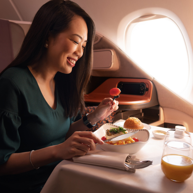 مطعم حصري على متن طائراة A380 ذات الطابقين