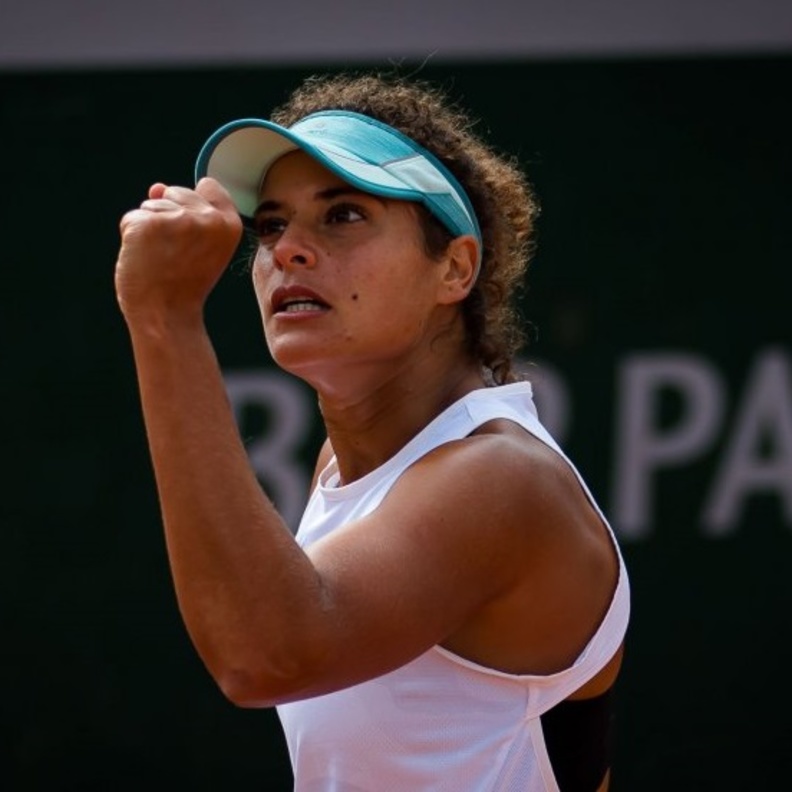 لاعبة التنس المصرية ميار شريف