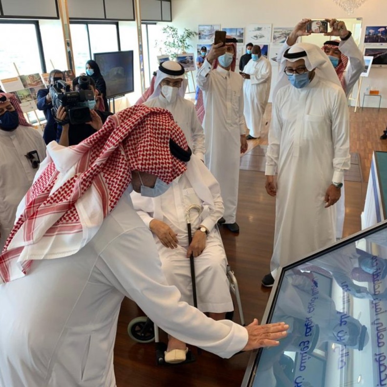 أمين جدة يدشن مشروع تطوير جزيرة النورس