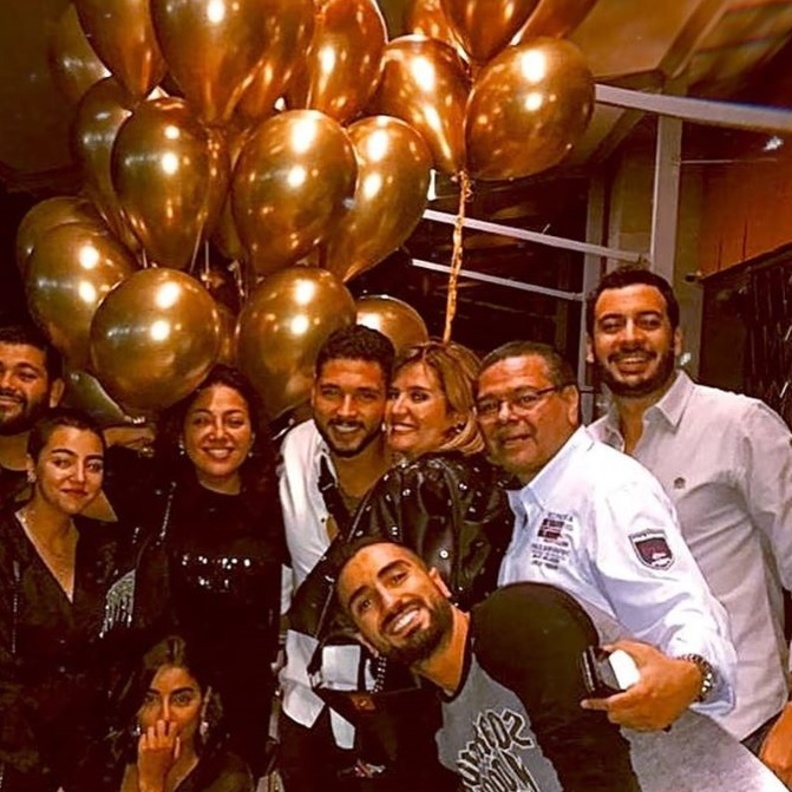 عيد ميلاد نجل شقيق الهام شاهين 