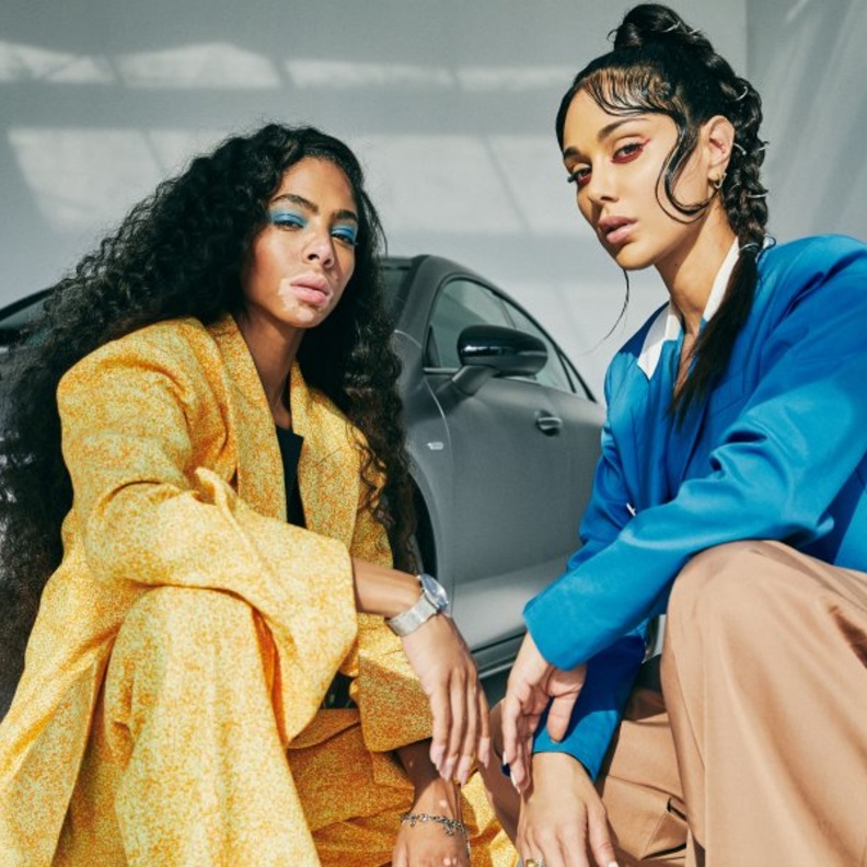 ليلى كردان وشهد سلمان في حملة مرسيدس-بنز How To