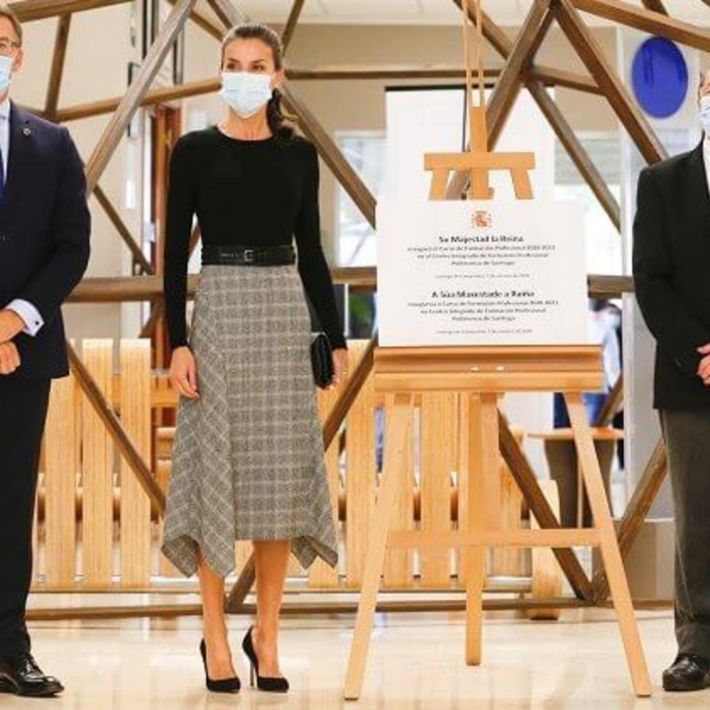 الملكة ليتيزيا في افتتاح عام التدريب المهني