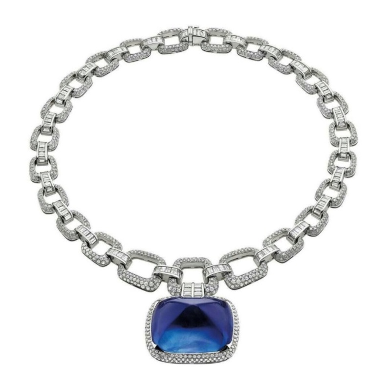 قلادة بولغاري بالياقوت الأزرق Bulgari Blue Sapphire Necklace