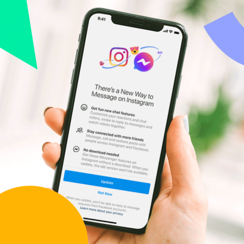 فيسبوك ستبدأ بدمج محادثات انستقرام و مسنجر