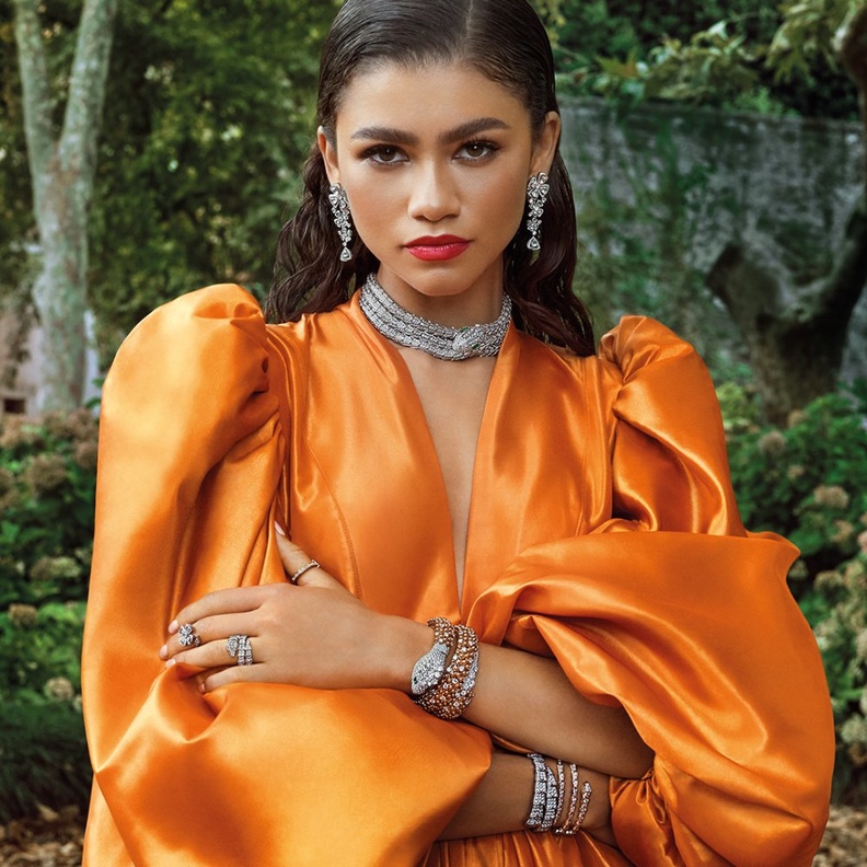 النجمة زندايا في حملة ماي تروبو MAI TROPPO من دار بولغري