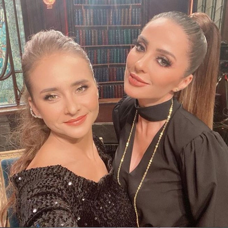 نيللي كريم ووفاء الكيلاني في برنامج السيرة