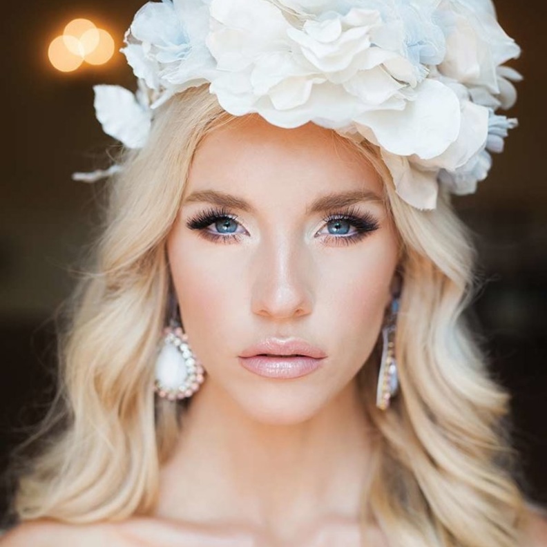 وضع مكياج بالوان النيود للعروس صاحبة البشرة الشقراء