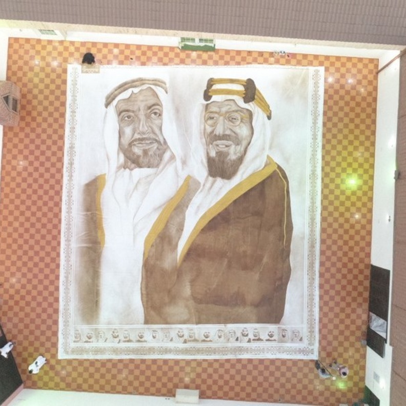 اللوحة الفنية الراقية التي قادت عهود المالكي للعالمية