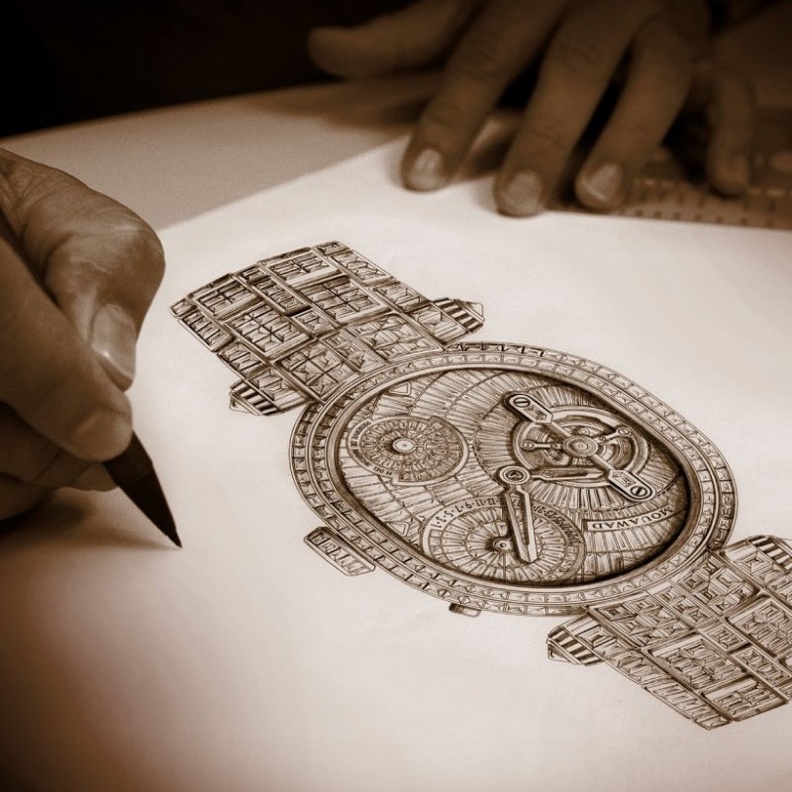  ساعة _معوض جراند إليبس جالاكسي_ Mouawad Grande Ellipse Galaxy