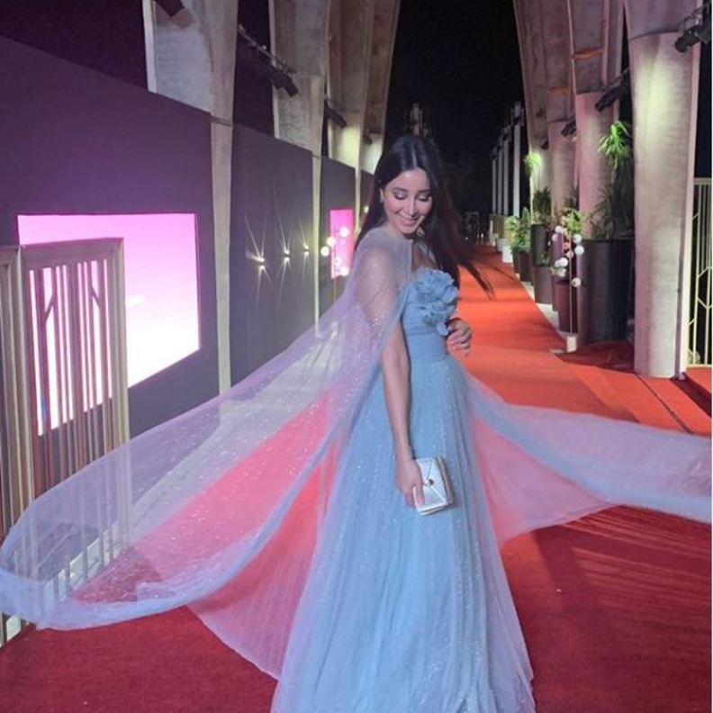  صور اطلالات أسيل عمران مثال الأناقة والعصرية في مهرجان الجونة السينمائي