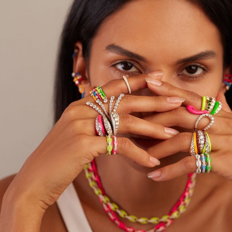 احدث موجوهرات عصرية ملونة من Melissa Kay Jewelry