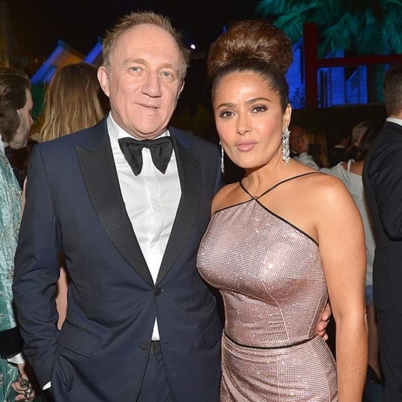 سلمى حايك و زوجها