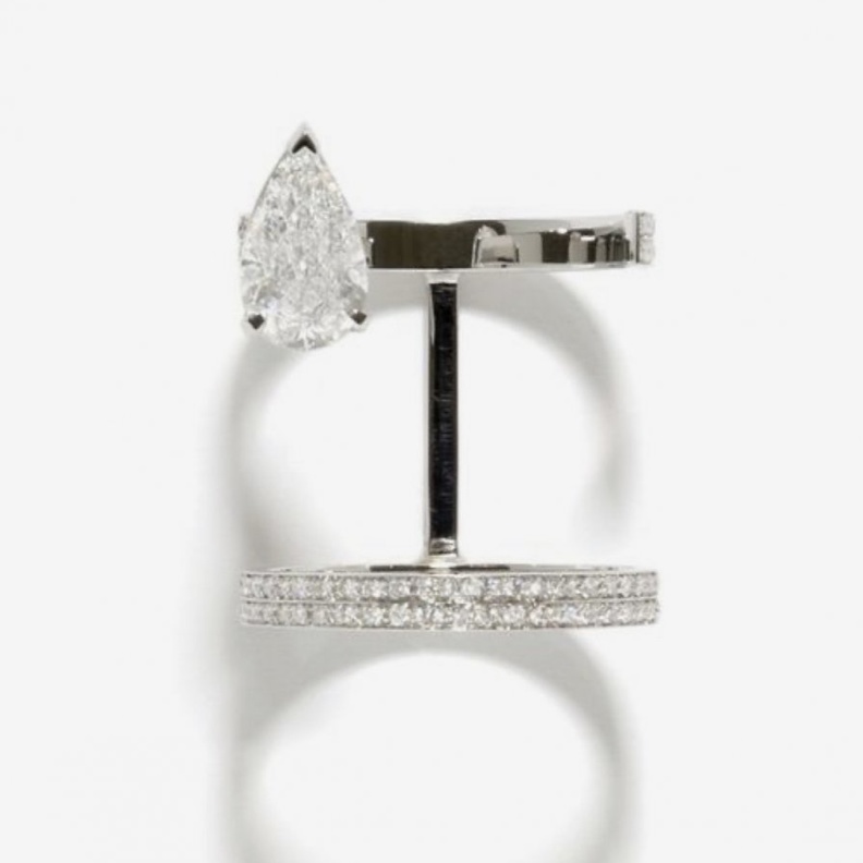 خاتم الماس من مجوهرات فاطمة