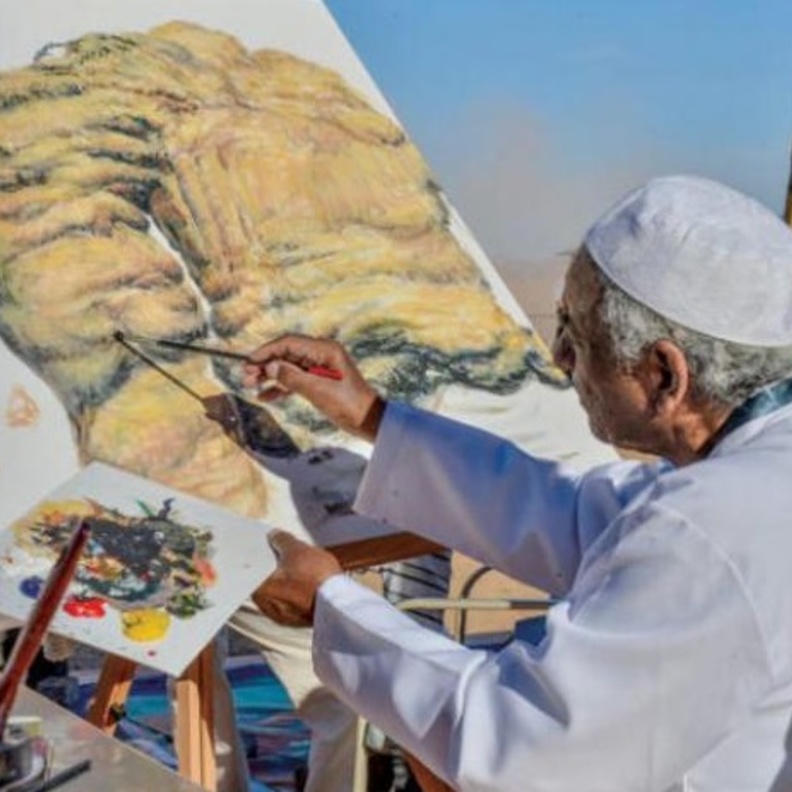 الفنان سعد العبيد قدم الكثير في مجال الفن التشكيلي بالسعودية 