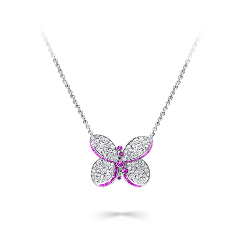 موديلات مجوهرات ناعمة على اشكال فراشات من Graff