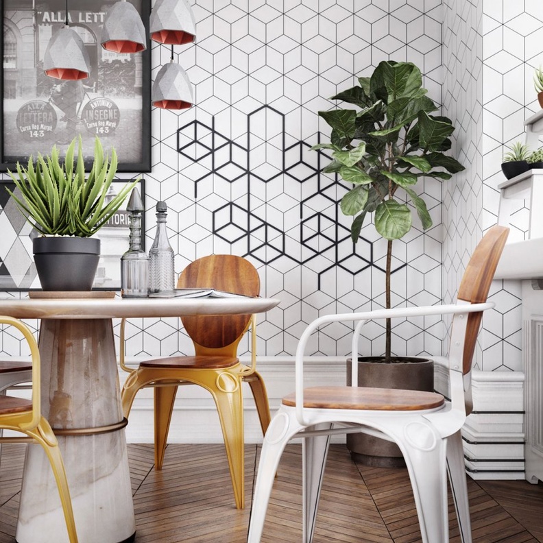  الخشب في التصميم والنباتات الطبيعية تخلق جوا صحيا في ديكور منزلك