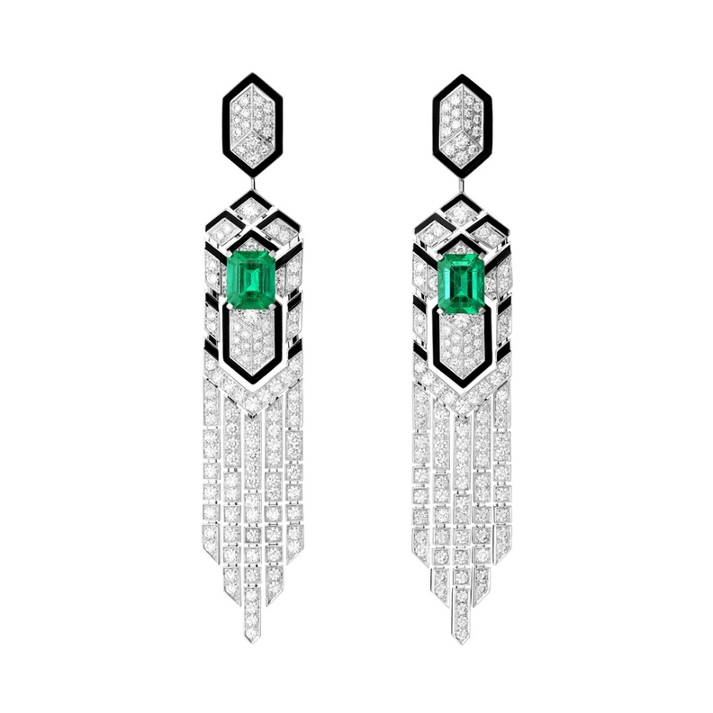 تصاميم عقود فاخرة زوج أقراط Boucheron Perspectives pendant