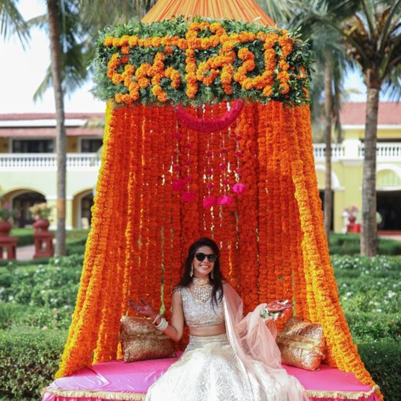  ديكور حفلات الزفاف بطابع هندي