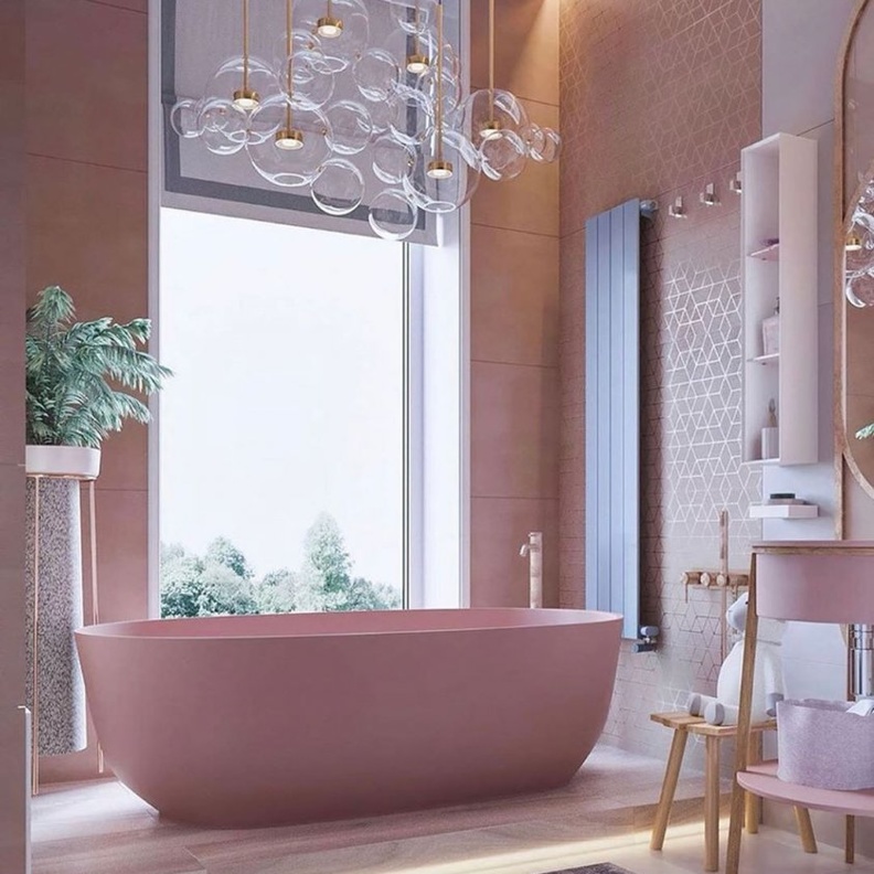  ألوان جذابة وإنارة طبيعية لديكورات حمامات 2020