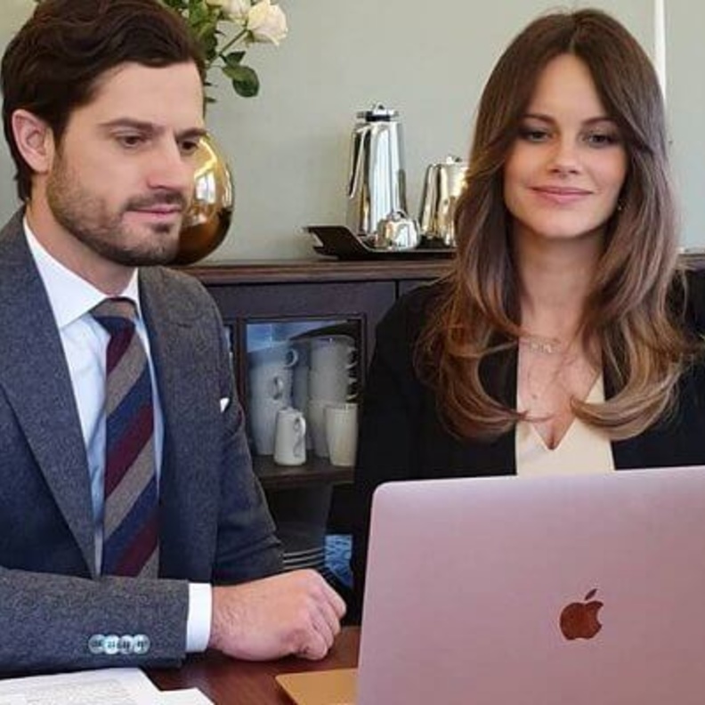 الأمير كارل فيليب والأميرة صوفيا في اجتماع رقمي مع ممثلي معهد البحوث التربوية