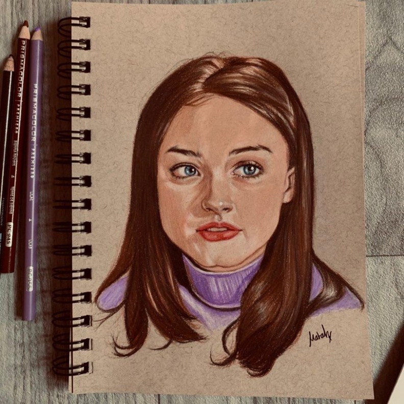  احدى اعمال الرسامة السعودية مرح عبدالرحمن