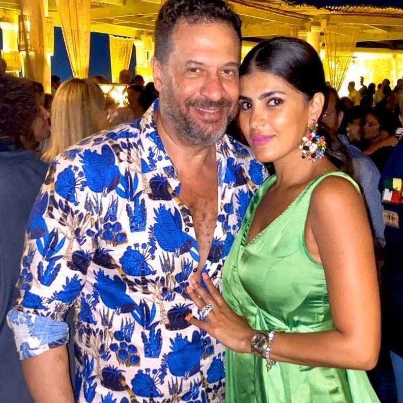 ماجد المصري وزوجته