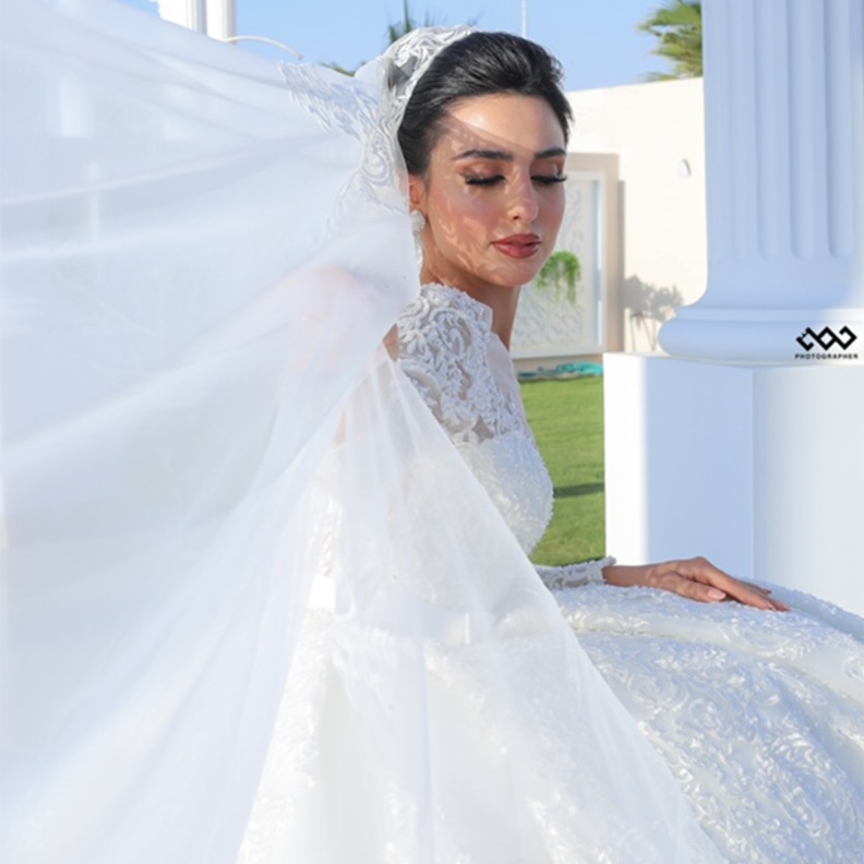  تصوير عروس بكاميرا المصورة السعودية حصة العوض