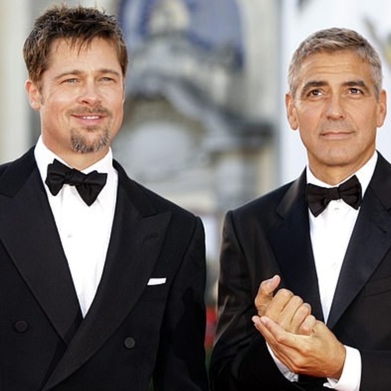 جورج كلوني و براد بيت