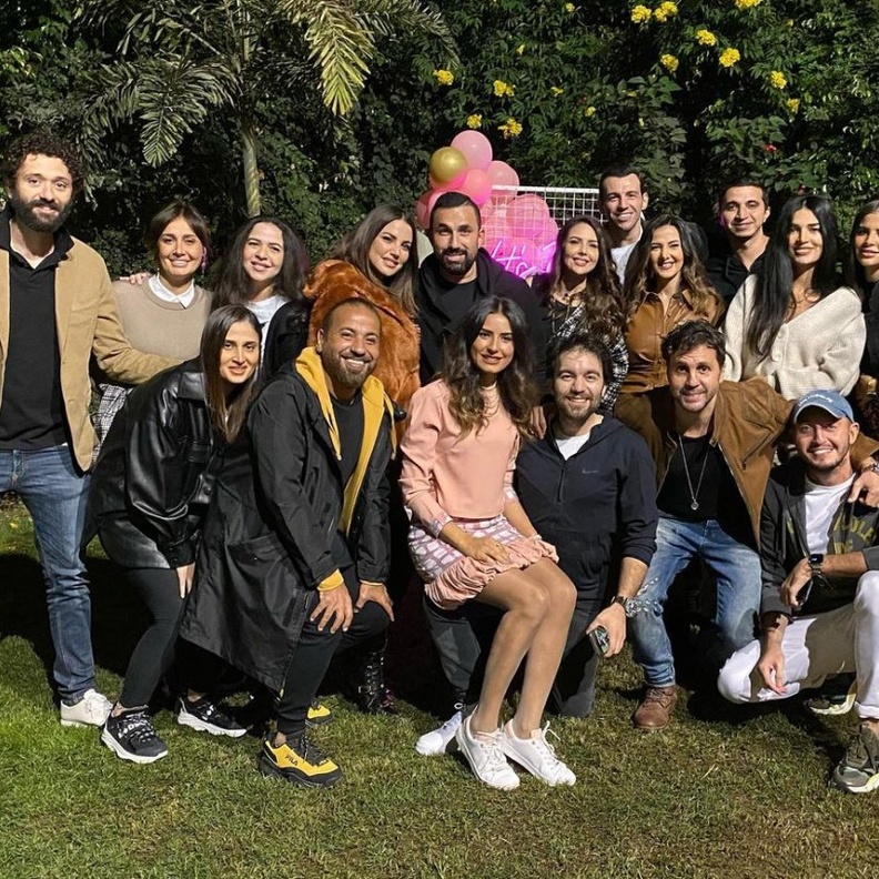 حلا شيحة في عيد ميلاد ريهام ايمن 