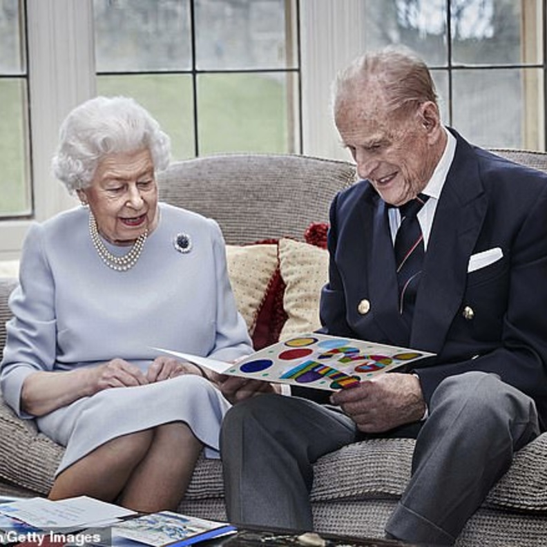 ملكة بريطانيا والملك فيليب