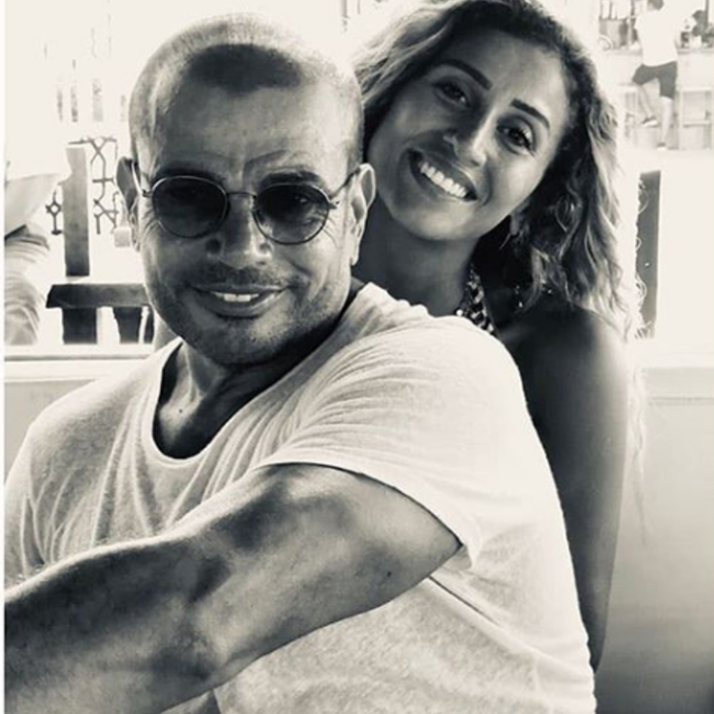 عمرو دياب وينا الشربيني