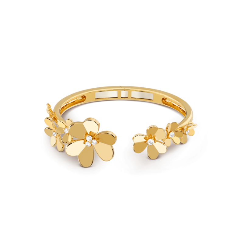 أسوارة من الذهب الأصفر والماس من دار Van Cleef & Arpels