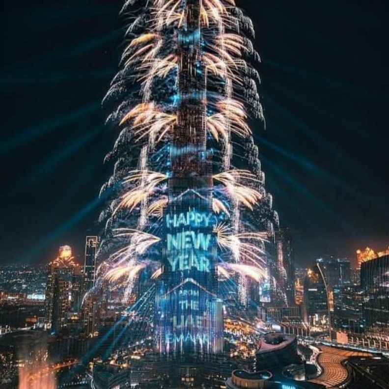  احتفالات العام الجديد في دبي من بين الأفضل في العالم