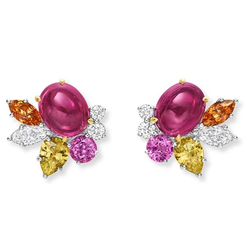 أقراط من هاري ونستون Harry Winston