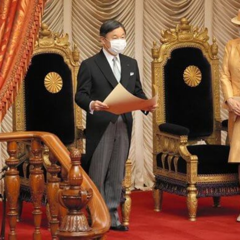 حفل الذكرى 130 لتأسيس البرلمان الياباني والذي أقيم في مبنى البرلمان الياباني Diet building