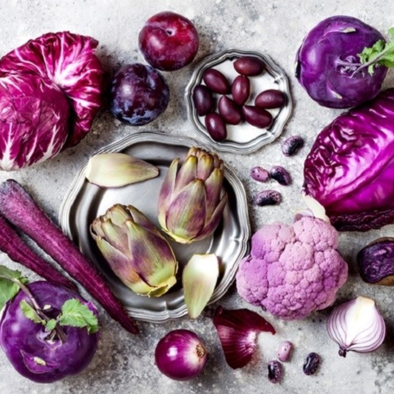 فوائد الاطعمة البنفسجية