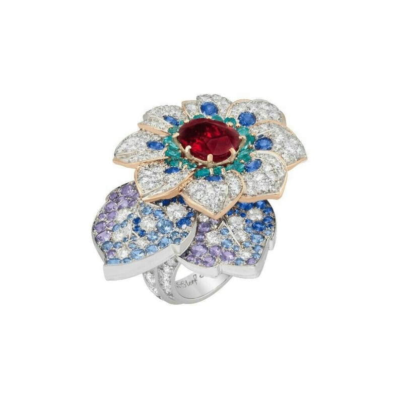 موديلات خواتم رائعة بالأحجار الكريمة بقصة ال Cushion